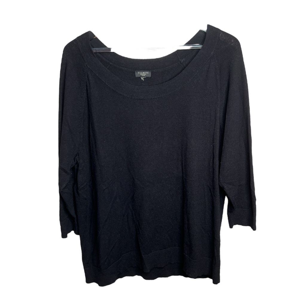 Talbots Women’s 3 Quarter Inch Sleeve Sweater Top